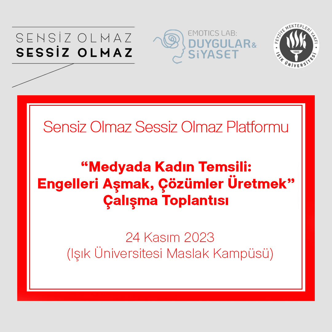 Sensiz Olmaz, Sessiz Olmaz: Medyada Kadın Temsili Çalışma Toplantısı