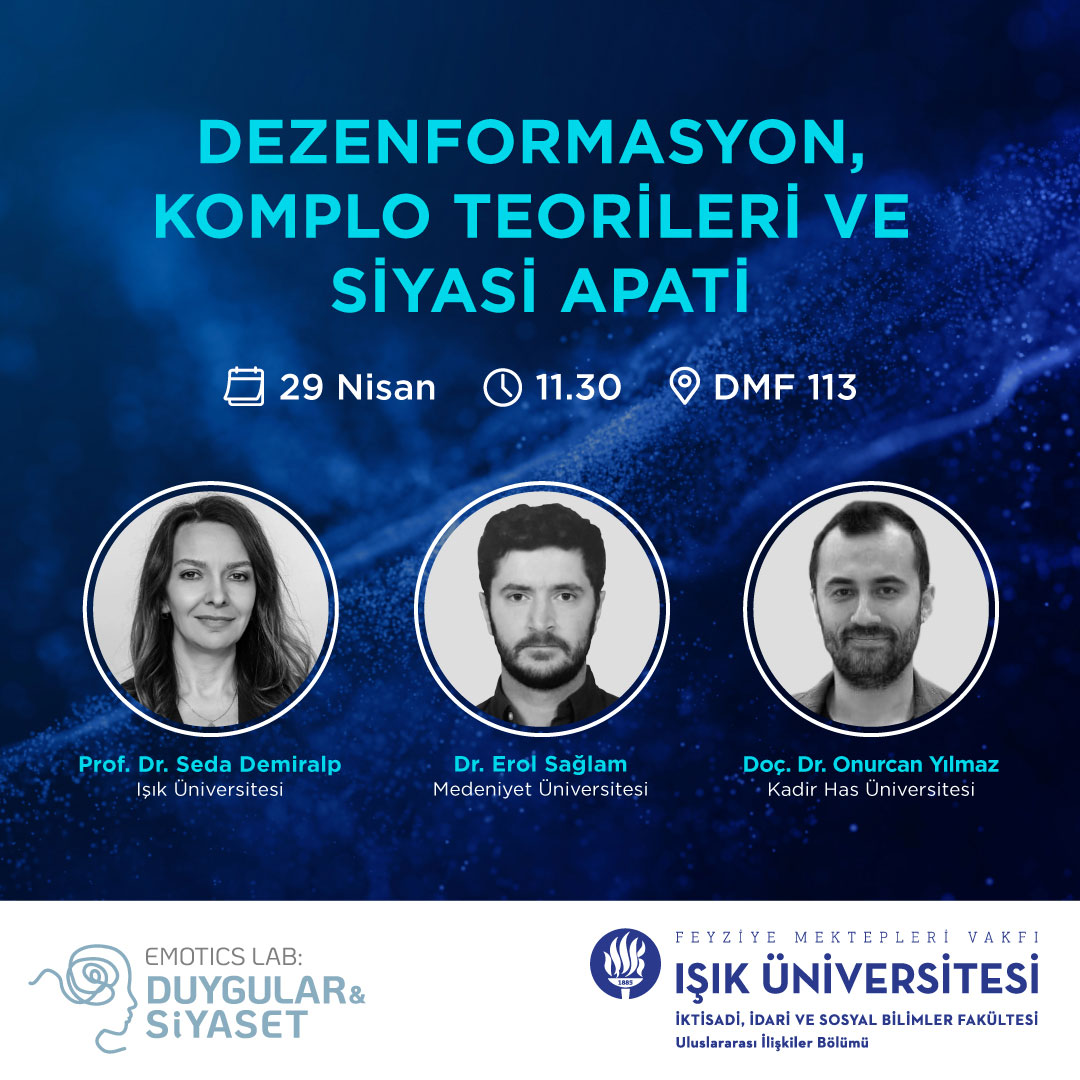 Panel: Dezenformasyon, Komplo Teorileri ve Siyasi Apati